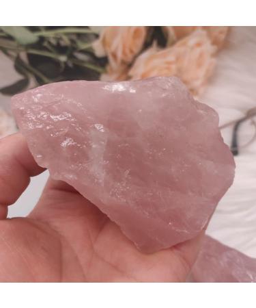 1pcs Natural Raw Pink Rose Quartz Crystal Rough Stone Specimen Crystal Love Natural Stones and Minerals Fish Tank Stone JIZTGEDM (Size : 240-300g) - Buy Online on GoSupps.com