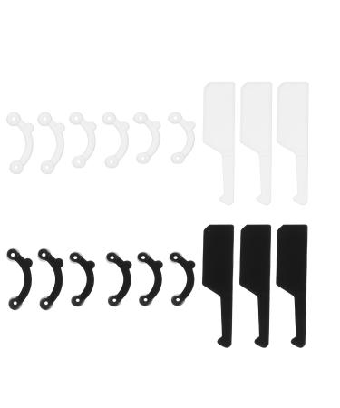 Embouts Remodelage Nez Invisibles 18 Pcs Redresseur l vateur Et Modeleur Pont De Nez Clips Correcteurs Noirs Et Blancs S/m/l Outil Respirant Maquillage Visage
