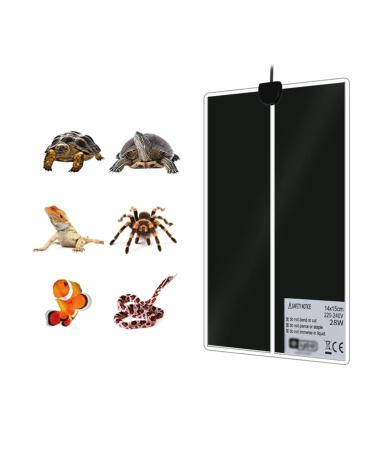 seveni Reptile Heat Mats 28/35/45W Adjustable Reptile Heat Pad With Temperature Control For Reptiles Turtle Snakes Lizard Gecko Spider Crawler - Safety Aquarium Tortoise Heat Mat Thermostat