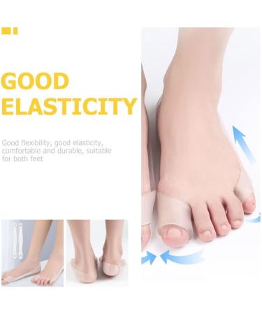 Beavorty Silicone Toe Spacers & Bunion Corrector Set - Thumb Splint with Big Toe Strap for Overlapping Toes - 4 Piece Toe Separator Kit - Buy Online on GoSupps.com