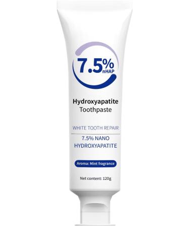 7.5% Nano Hydroxyapatite Toothpaste White Tooth Repair Fluoride-Free with Phytate Lysozyme Nicotinamide Mint Fragrance 120g 3 Pack - Buy Online on GoSupps.com