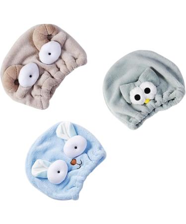 Beaupretty 6 Pcs Shower Cap Dry Hair Hat Bath Hair-drying Cap Turban Cute - Buy Online on GoSupps.com