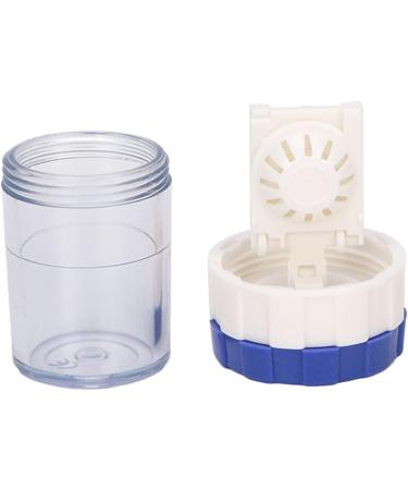 10-Piece Manual Contact Lens Cleaner Set - Portable Soft Tank & Case - Professional Blue Lens Care - Buy Online on GoSupps.com