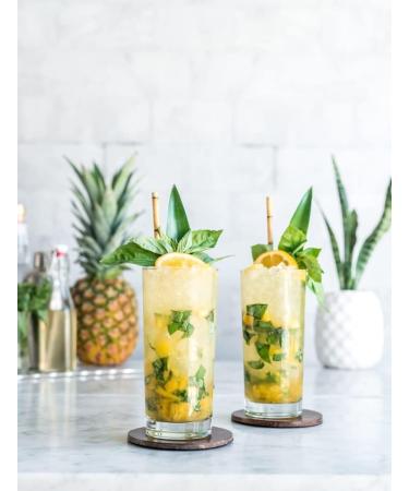 Mikhuna Pineapple Fruit Pulp 475ml - Ideal for Juice, Smoothies, Desserts, Cocktails, Ice Cream & Sauces - Buy Online on GoSupps.com