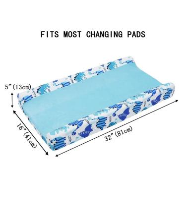 Uposao Baby Cover for Changing Pads - Soft & Breathable Floral Diaper Support | 32x16 Cotton Polyester Wrap for Changing Tables - Buy Online on GoSupps.com