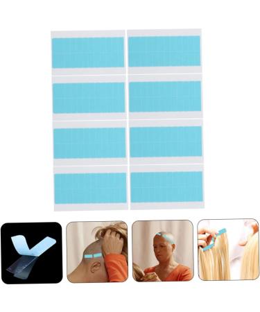 VINTORKY 8 Sheets Seamless Hair Extensions Hair Ties for Women Double Sided Extension Tape Hair Extension Holder Two Sided Tape Lace Wig Tape Double Sided Film Women's Pu No Trace - Buy Online on GoSupps.com