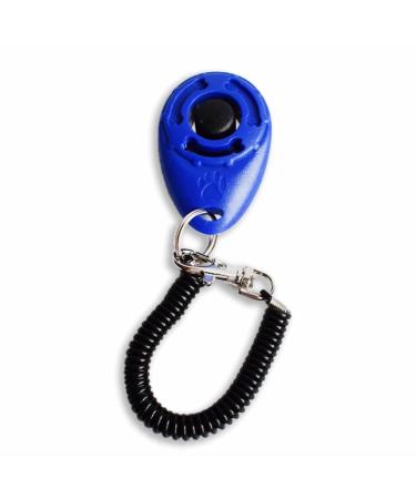 Monkimau Clicker Dog Cat - Training for Dogs and Cats Dog Training (blue)