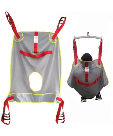 Toilet Sling Patient Lifter Lift Sling Sling Home Rehabilitation Nursing Elderly Disabled Sling Can Be from Bed to Wheelchair Recliner Shower Toilet XL