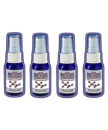 Nexus Pheromones Cologne Attract Women Fast Pheromone - 4 Bottles by Leading Edge