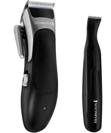 Remington Stylist Cordless Hair Clippers with 8 Comb Lengths and Detail Trimmer - 25 Piece Grooming Kit - Buy Online on GoSupps.com
