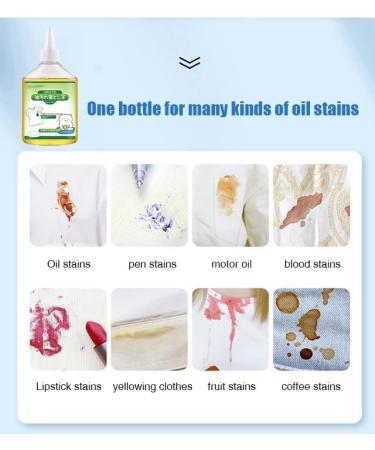 Powerful Degreasing Oil Stains Remover Powerful Degreasing Cleaner Deep Cleaner with Active Enzyme for Removing Stains Oil Stain Cleaner for Clothes Easy Stain Removal - Buy Online on GoSupps.com