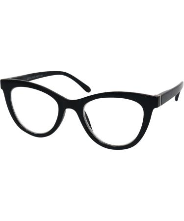 Stylish Mini Cateye Reading Glasses for Women - Thick Frame 1.0 Diopters Includes Free Case - Buy Online on GoSupps.com
