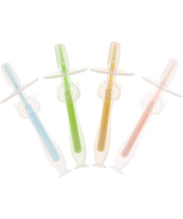 ABOOFAN 20 STK Baby Toothbrush Set | Manual Infant Toothbrush for 6-12 Months | Travel Baby Toothbrush with Suction Cup & Sound Wall - Buy Online on GoSupps.com
