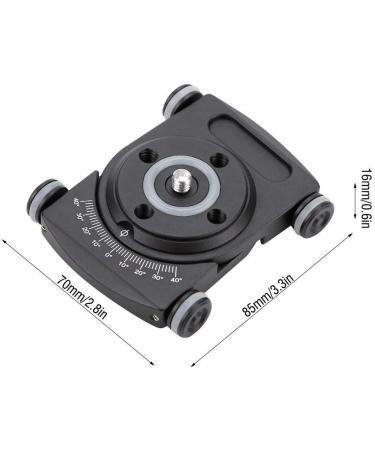 Mobile Camera Table Dolly with 360 Degree Swivel Ball Head - DSLR Rig Film Videography - Buy Online on GoSupps.com