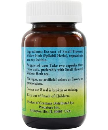 Pro Natura Small Flowered Willow Herb 60 Softgels - Natural Herbal Supplement - Buy Online on GoSupps.com