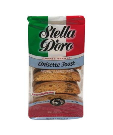 Stella D'Oro Toast, Anisette, 5.7-Ounce Packages (Pack of 12)