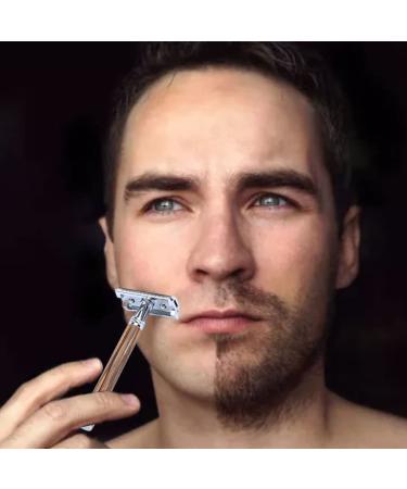 Long Handle Safety Razor for Men & Women - Double Edge Manual Shaver | No Shaving Slice | Eco-Friendly Grooming - Buy Online on GoSupps.com