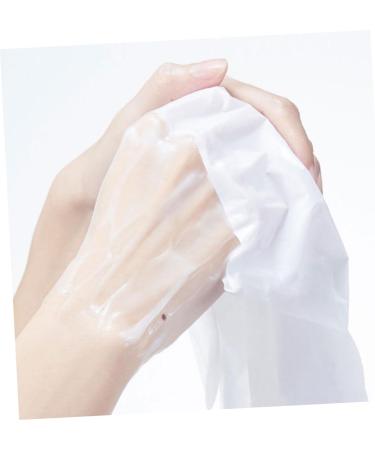 Beatifufu 2 Pairs Hand Peeling Hand Cover Hand Care Supplies Nicotinamide Hand Spa Mask Moisturizing Gel Socks Hand Moisturizer Gloves White Non-Woven Fabric Nourish Cat Paw - Buy Online on GoSupps.com