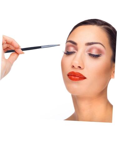FRCOLOR 10 Pcs Fine Eyeliner Brush Gel Liner Eyeliner Lip Gloss Lip Mask Brush Smudge Stick Fine Point 18x0.4cmx2pcs Blackx2pcs - Buy Online on GoSupps.com