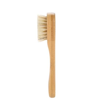 Premium Wooden Handle Facial Cleaning Brush | Natural Bristles for Men & Women - Perfect for Dry Brushing & Exfoliation - Buy Online on GoSupps.com