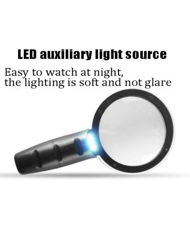 LED Illuminated Hand-held Magnifier Portable Reading Aid Magnifier 30X High Definition Lens for Reading Inspection Welding Needlework Repair Hobbies and Crafts Made in China - Buy Online on GoSupps.com