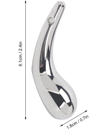 Buy Silver Eye Massage Wand Stick - Zinc Alloy Ergonomic Wrinkle Remover & Skin Care Tool for Women | Enhance Your Eye Care Routine - Buy Online on GoSupps.com