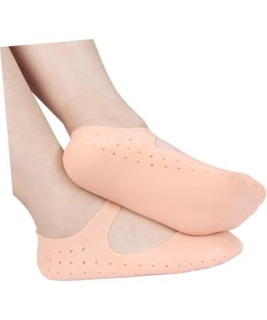 FOMIYES 2 Pairs Silicone Gel Heel Socks Lotion Socks Sebs Socks Moisturising Gel Socks Silicone Socks Floor Socks Room Socks Non Slip Socks Plantar Insoles Heel Cover Invisible - Buy Online on GoSupps.com