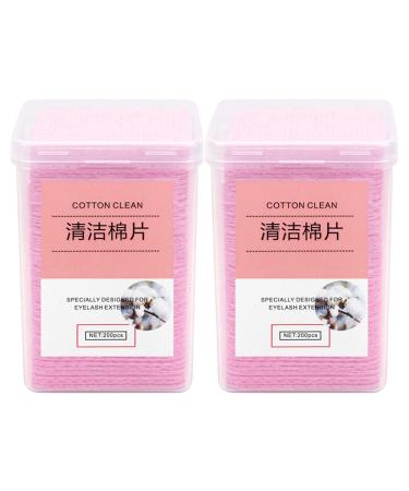Minkissy 400PCs eyelash extension glue wicker glue glue glue wiping cloth not- vlies cloth removal cleaning pad tool for nail polish bottle