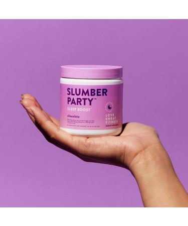 Love Sweat Fitness Slumber Party Chocolate Sleep Boost - 28 Servings - Improve Sleep Quality, Support Muscle Recovery, Reduce Stress - Vegan, Gluten Free, Non-GMO - Buy Online on GoSupps.com