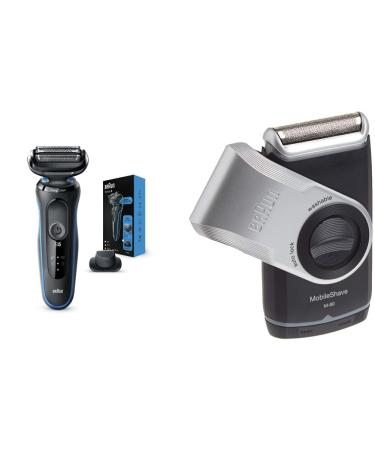 Braun Series 5 5018s Electric Razor + Braun M90 Mobile Shaver Bundle
