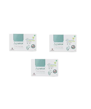 (Pack of 3) Acnelak Soap (75gm Each) - by pharmacylife
