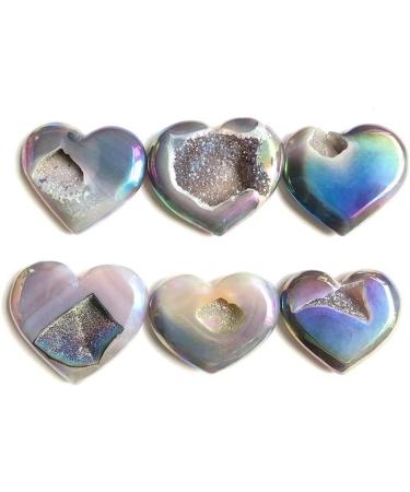 Balance Natural Aura Hole Crystal Obelisk Agate Geode Rough Rockstone Hand Carved Figurine Specimen Gemstone Home Lucky Stone Raw Stones and Minerals Home Goods - Buy Online on GoSupps.com