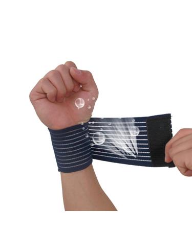 40cm Adjustable Sports Wrist Brace - Comfortable Carpal Tunnel Support Band - Breathable Gym Strap - White - Buy Online on GoSupps.com