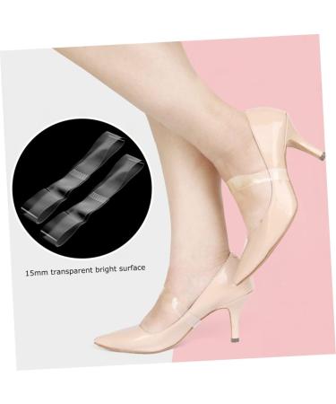 FOMIYES Invisible Transparent Shoelaces for Women - Detachable Elastic Straps for Heels Convenient Shoe Grip 2 Pairs TPU Adjustable Bands - Buy Online on GoSupps.com