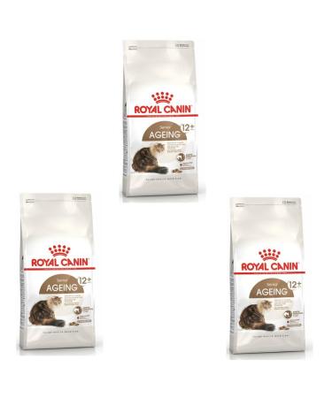Royal Canin Ageing 12+ Complete Dry Cat Food 3 x 400g