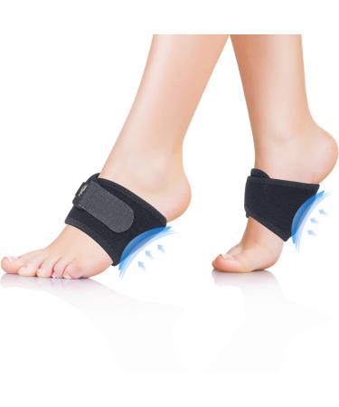 Hilph copper foot vault bandages Plantar fasciitis pain bandage foot bandage midfoot compression padded bandages for pain relief and wound flat feet heel spur high vault (1 pair) gel - Buy Online on GoSupps.com