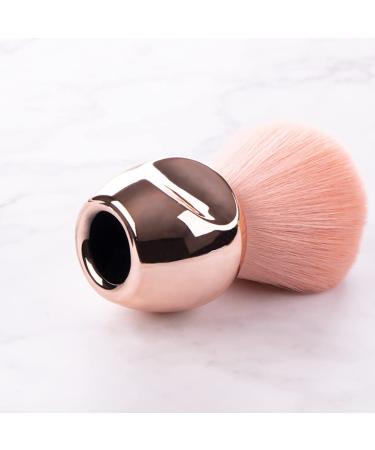 UNIMEIX Big Round Head Nail Dust Brush - Rose Gold Kabuki Nail Brush for Acrylic UV Gel Nail Arts - Buy Online on GoSupps.com