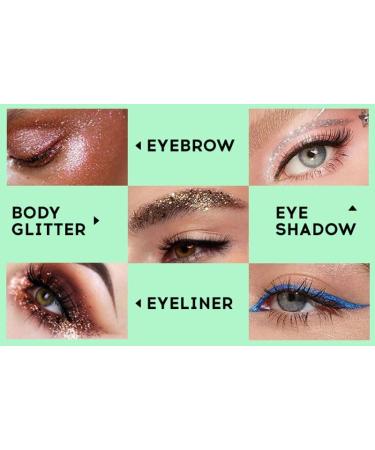 Pearlescent Eyeliner Liquid Glitter Eyeliner Eyeshadow Makeup Stage Show Makeup (Pink) - Buy Online on GoSupps.com