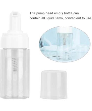 Empty Bottle Portable Mousse Foaming Empty Bottle Foaming Containers Refillable Sample Storage Bottle Compact Travel Size 100ml (WeiÃ (Pumpenkopf)) - Buy Online on GoSupps.com