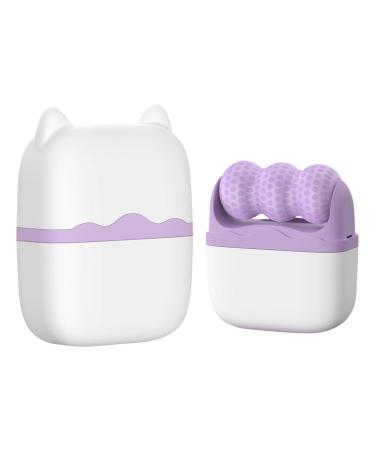 Besreey Ice Face Roller | Double Head Facial Roller Freezer Skin Care Tools Small Face Massager Roller for Tightening and Brightening Complexion