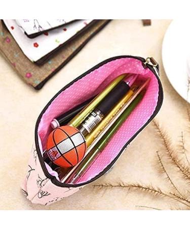 Countryside Flower Floral Makeup Bag Set - 4 Pcs Multi-functional Zipper Pencil Pen Cases and Coin Purse - Buy Online on GoSupps.com