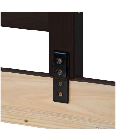 Wooden Safety Bed Side Guard Rail for Toddler  Kids and Childrens Beds (Espresso) - Buy Online on GoSupps.com