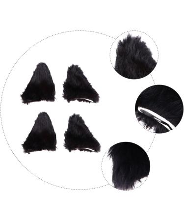 FRCOLOR Cat Ears Cosplay Clips Pairs ears hairpin Ear Hair Barrettes animal ear hair fluffy ear hair pins kitten ear hair clips Cosplay Ears hair clips theme props flannel - Buy Online on GoSupps.com