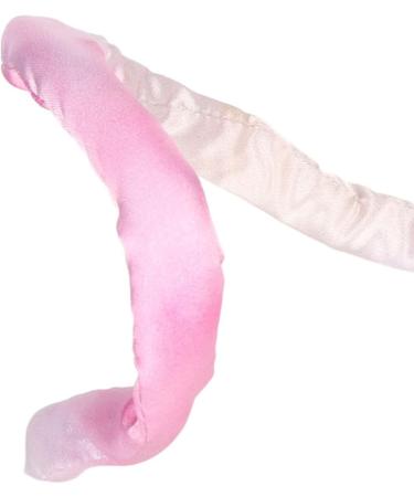 Verdant Touch Spiral Lock Hair Tie Bendable Iron Wire Dreadlocks Hair Tie Imitated Silk Tie Dye Pink 180mm Spiral Lock Hair Tie - Buy Online on GoSupps.com