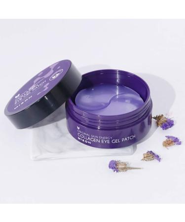 Mizon Collagen Eye Gel Patches (X60) - Reduce Dark Circles Puffiness & Wrinkles | Korean Cosmetics for Hydrated & Elastic Skin - Buy Online on GoSupps.com