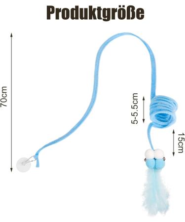 Fanshiontide 4 Pcs Door Hanging Cat Toys Retractable Cat Spring Plush Toy Cat Jumpy Toy with Bell Interactive Cat String Toy for Indoor Cat Hunting Chasing Exercising - Buy Online on GoSupps.com
