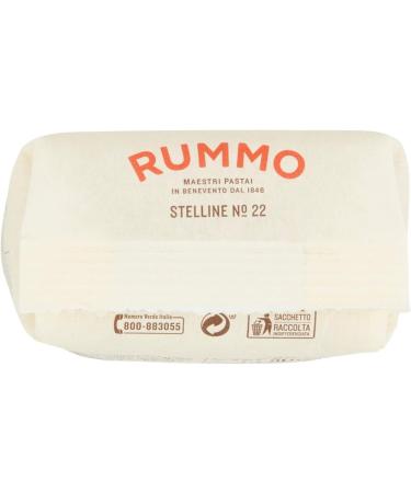 Rummo Rummo Pasta Stelline N 22 Pack of 8 Italian pasta made from durum wheat semolina 500g + 1 box of peach iced yoga tea 330ml - Buy Online on GoSupps.com