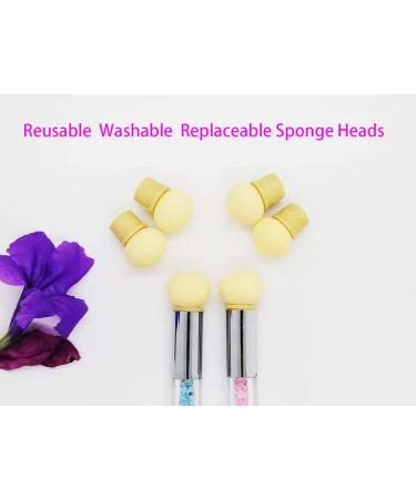 Buy 2 Pieces Nail Dust Remover Brush Set | Nail Art Stippling & Ombre Sponge Brushes | Perfect for Flawless Nail Designs - Fast International Shipping - Buy Online on GoSupps.com