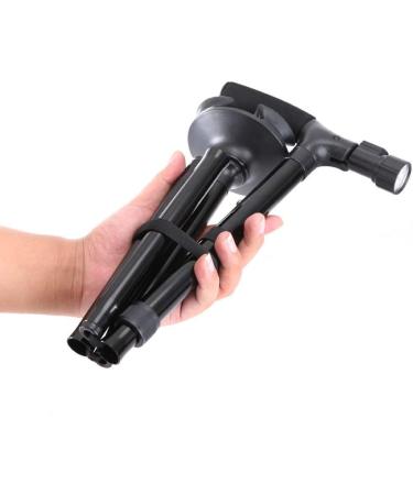 Folding Walking Stick Telescopic Elderly Non-Slip Medical Multi-Function Illuminated Four-Legged Crutches Crutches Hello Independence - Buy Online on GoSupps.com