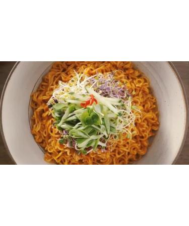 PALDO BIBIM MEN Korean Sweet & Spicy Stirred Fried Ramen Noodles 130g (Pack of 10) - Buy Online on GoSupps.com